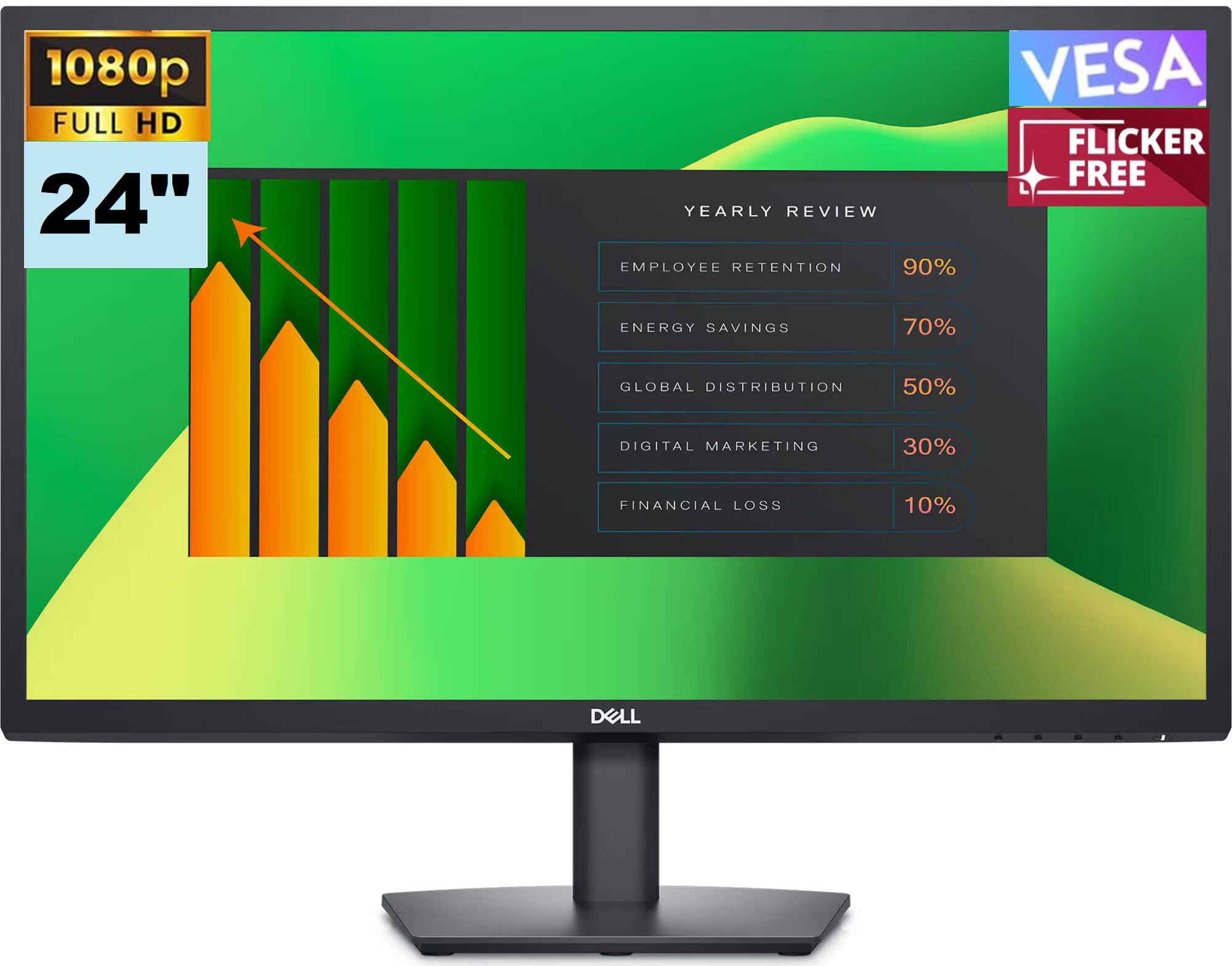 DELL vostoro200+モニター Monitor Dell 24 Fhd Va (1920x1080) 60 Hz Sem Cintilação - Carrefour