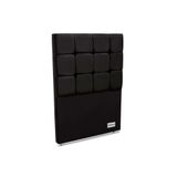 Cabeceira Cama Box Estofada Piave Veluto Solteiro - Suede Preto - Ortobom