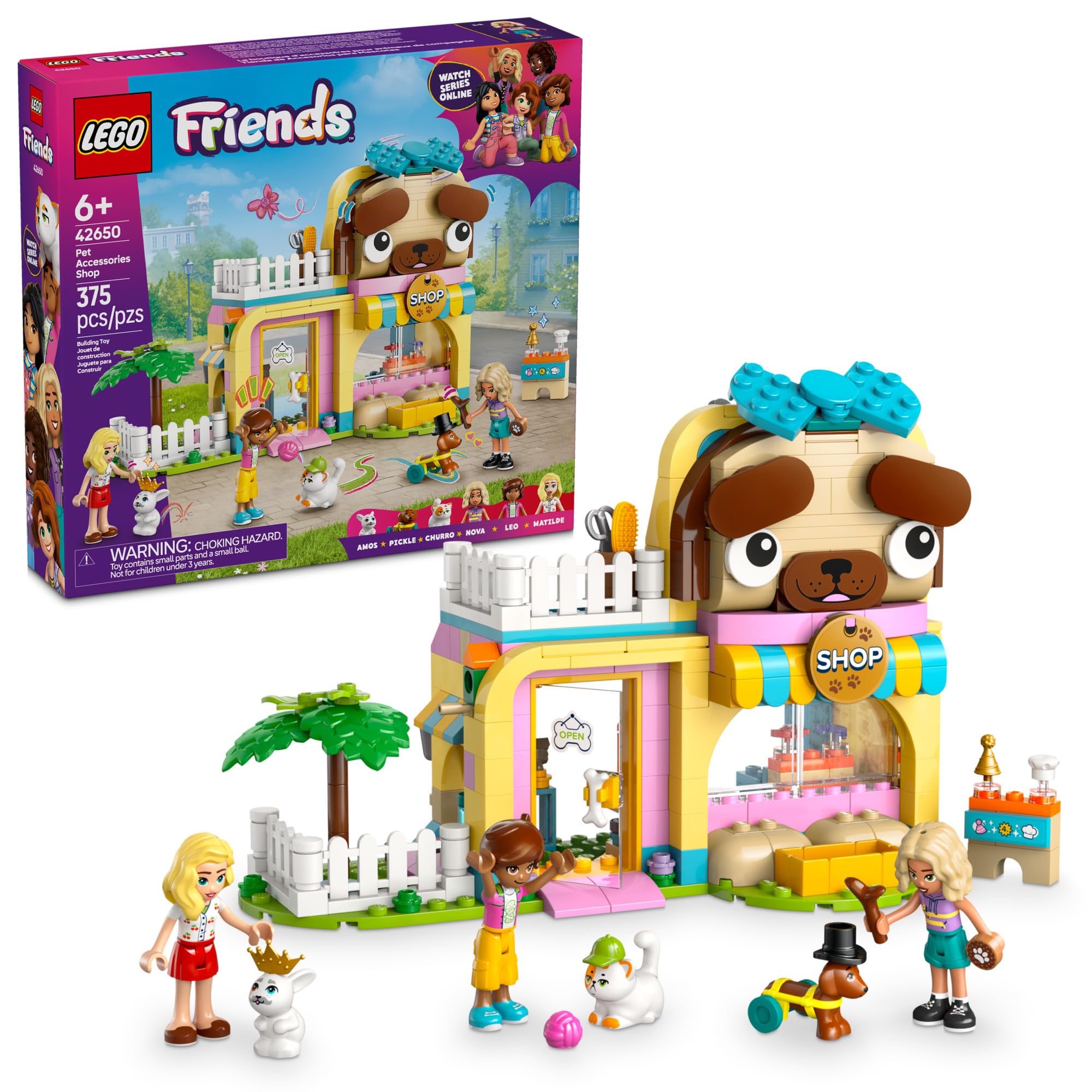 Brinquedo De Construção Lego Friends Pet Accessories Shop 42650
