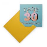 Cartao Aniversario Fase 30 Desbloqueada