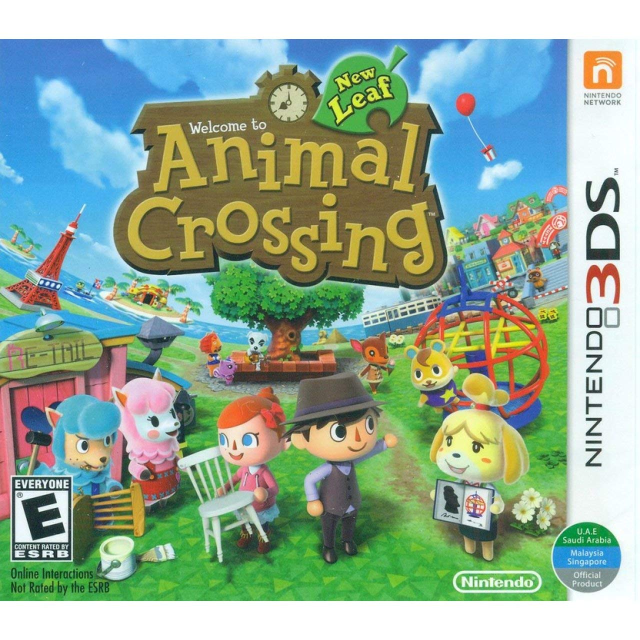 Jogo Eletrônico Nintendo 3ds Animal Crossing New Leaf World Ed.