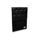 Cabeceira Cama Box Estofada Murat Facto Black Solteiro - Courano Preto - Ortobom