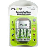 Carregador De Pilhas Aa-aaa-9v Fxc03aaa Bivolt Flex [f002]