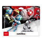 Pacote Com 2 Amiibo Nintendo Metroid Dread Para Nintendo Switch