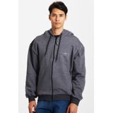 Blusa Moletom Masculina Com Zíper Polo Wear Mescla Médio