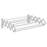 Rack De Secagem De Roupas Songmics Montado Na Parede, Expansível, Branco