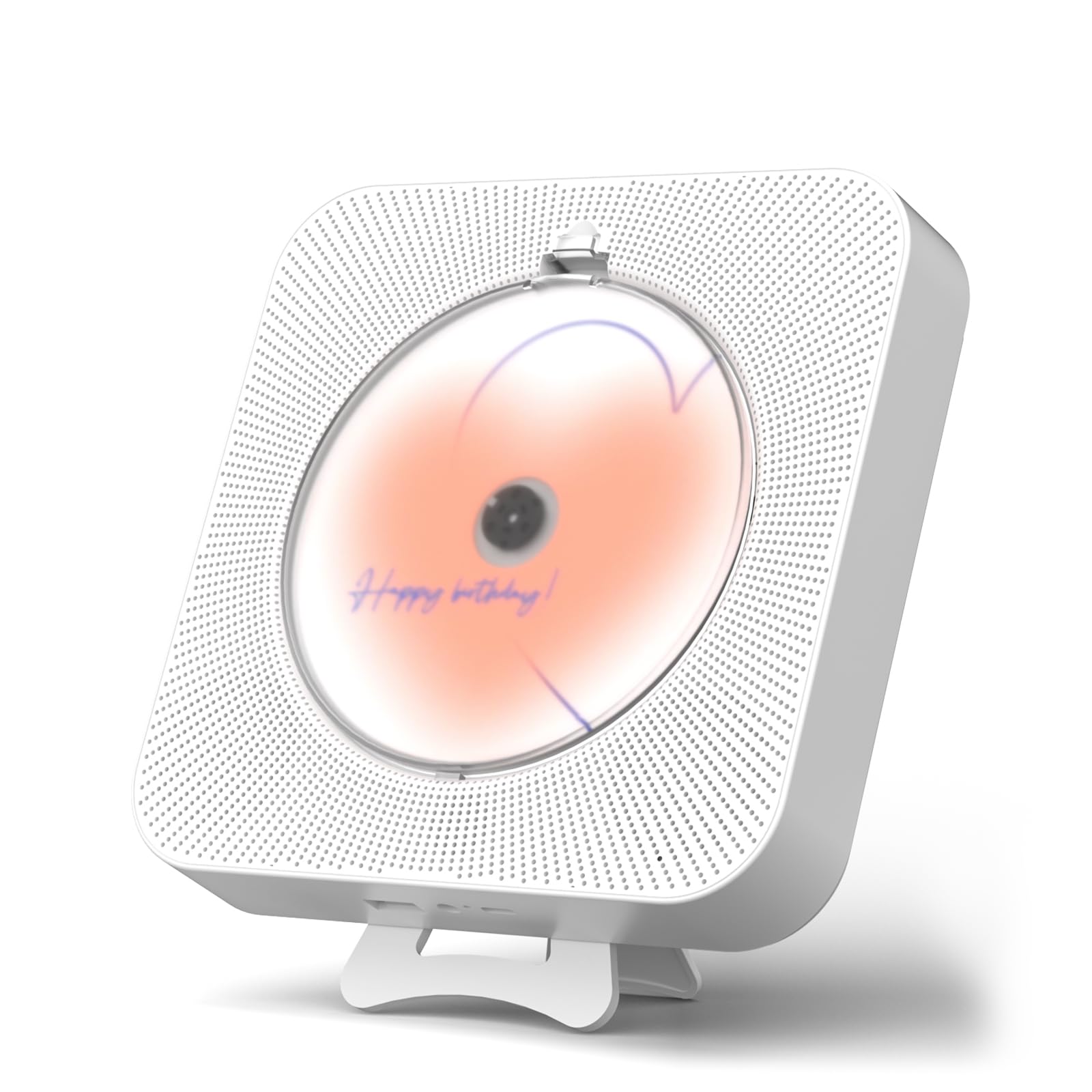 Leitor De Cd Yintiny Recarregável Cute Com Bluetooth 5.0