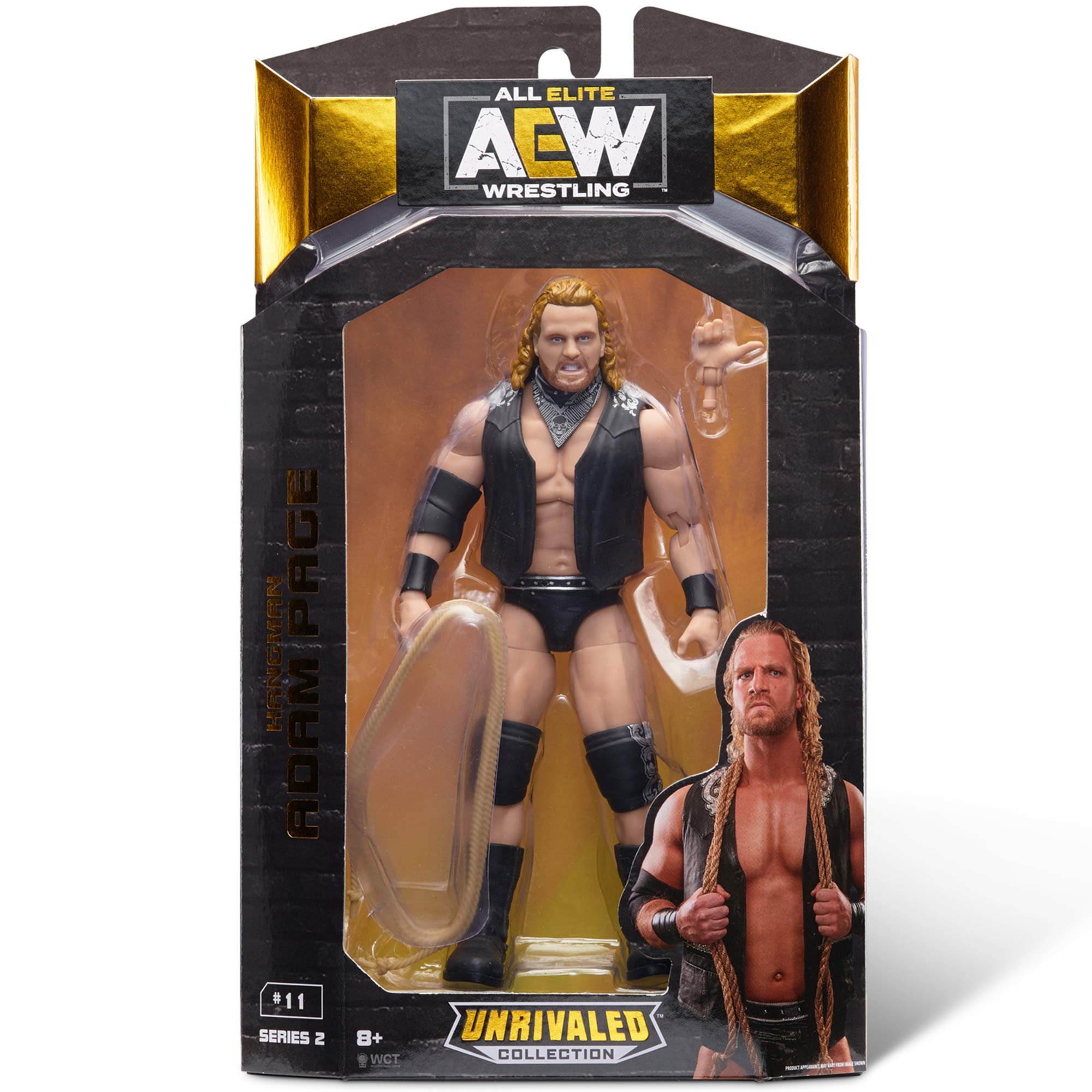 Boneco De Ação Aew Unrivaled Collection “hangman” Adam Page