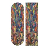 Folha De Fita Adesiva De Skate Abstrata Impermeável 84x23cm