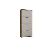 Sapateira Organizador Lunna 4 Gavetas - 1,50x65cm Canela-off White