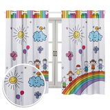 Cortina Infantil 2,00 Larg. X 1,50 Alt. Decoração Quarto