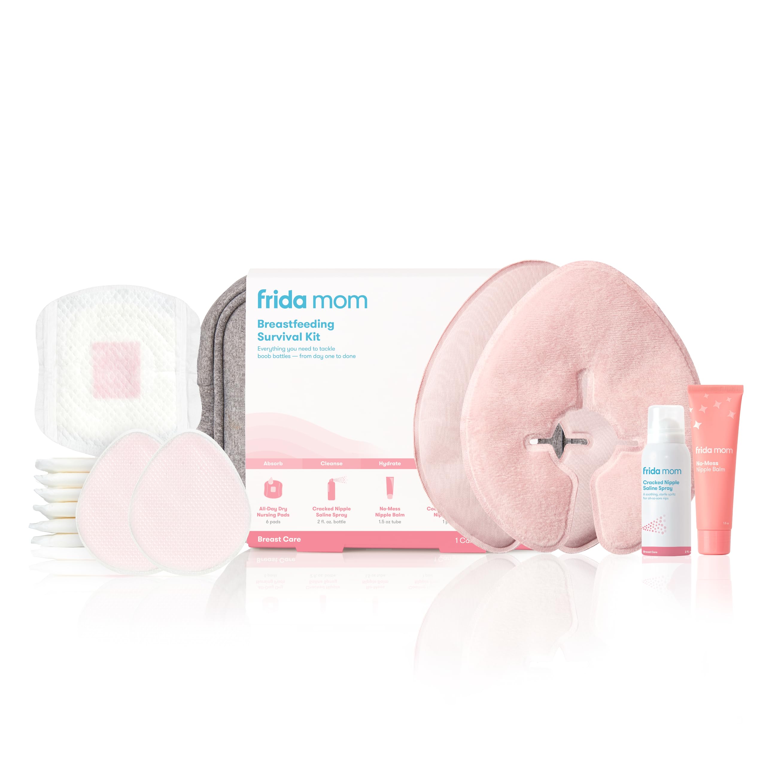 Kit De Sobrevivência Para Amamentação Frida Mom Com Conjunto De Presente De 13 Peças