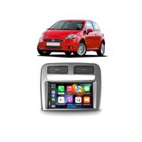 Kit Multimídia Punto 08 /12 Mold Prata 7 Pol Carplay Androidauto Bt - 8100 Firstoption