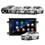 Kit Multimídia Onix Prisma Spin Cobalt 7 Pol Carplay Androidauto Usb Sd Rádio Bt - 8100 Firstoption