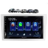 Kit Multimídia Corsa Montana Mold Prata 7 Pol Carplay Androidauto Usb Sd Rádio Bt - 8100 Firstoption
