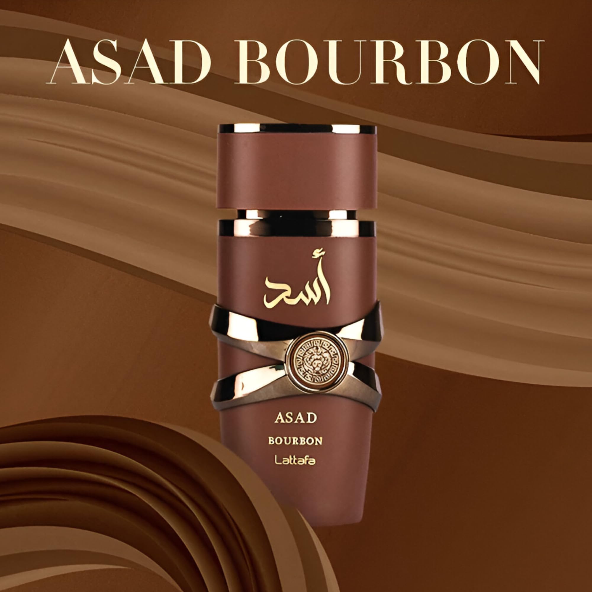 Perfume Lattafa Asad Bourbon Eau De Parfum 100ml Para Perfume Lattafa Asad Bourbon Eau De Parfum 100ml Para