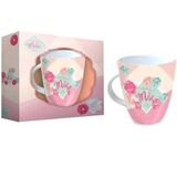 Caneca De Porcelana Amor De Mae 290ml