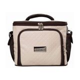 Bolsa Térmica 3 Potes - Marfim Com Marrom Fit Model - Padrão: Único