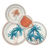 Aparelho De Jantar/chá 30 Peças Caribe Biona Ab30-5b24