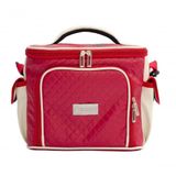 Bolsa Térmica 3 Potes - Vermelha Com Marfim Fit Model - Padrão: Único