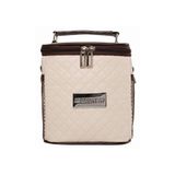 Bolsa Térmica 2 Potes - Marfim Com Marrom Style Model - Padrão: Único