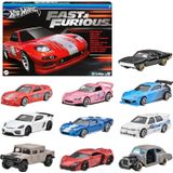 Pacote De 10 Carros Hot Wheels Hvx27 Fast And Furious Para Veículos De Brinquedo