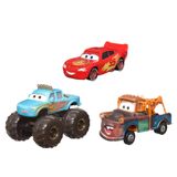 Carros De Brinquedo, Pacote Com 3, Mattel Disney Pixar Cars Mini Racers