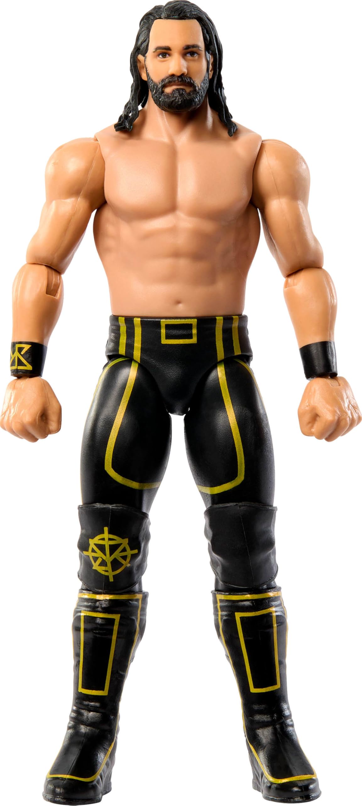 Boneco De Ação Mattel Wwe Seth Rollins Main Event 15cm