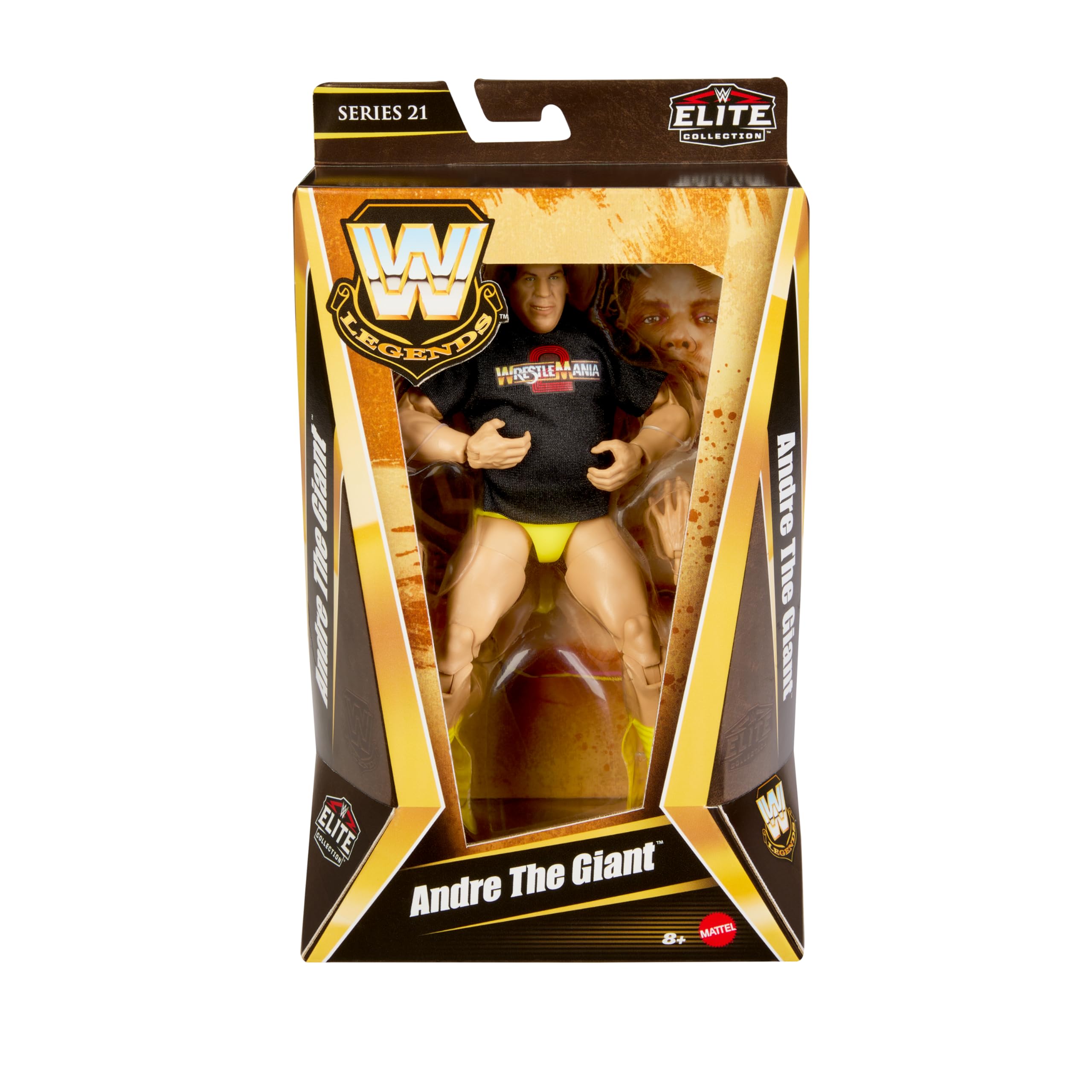 Boneco De Ação Mattel Wwe André Le Géant Elite Legend Collection