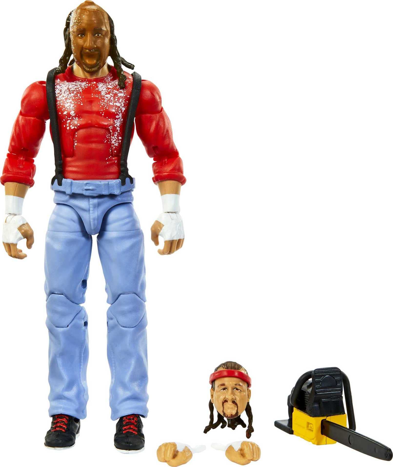 Boneco De Ação Mattel Wwe Chainsaw Charlie Elite Collection