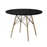 Mesa Eames Dkr 90 Cm Preto