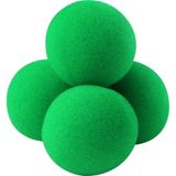 Mágica 4 Bolas De Espuma Comum - 1,5 Inch Cores Variadas Cor Verde