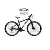 Bicicleta Aro 29 Absolute Nero 5 Alumínio 21v Freio A Disco Hidráulico Garfo Suspensão - Roxo Tam.17