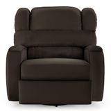 Poltrona Do Papai Reclinável Napoli Glider Giratória Pu Fh1 Marrom