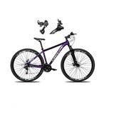 Bicicleta Aro 29 Absolute Nero 5 Alumínio 21v Câmbios Shimano Freio A Disco - Roxo Tam.17