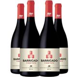 Vinho Tinto Portugues Barricado 750ml Kit 4 Garrafas
