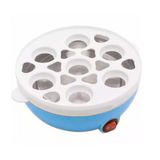 Cozedor Elétrico À Vapor Ovos Egg Cooker Azul