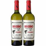 Kit 2 Garrafas Vinho Branco Abrasado Terroir Selection Chardonnay 750ml