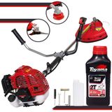 Roçadeira À Gasolina Kw52l Kawashima 2,5hp + Óleo Toyama 2t