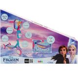 Patinete Frozen 3 Rodas Com Mochila E Garrafinha Bbr