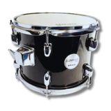 Tom 10 X 7 Casco Madeira 6 Afinações Preto Stage X-pro
