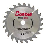 Disco De Serra Circular Cortag | Para Madeira 235mm 24 Dentes