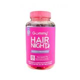 Gummy Hair Night (30 Gomas) - Sabor: Iogurte De Morango