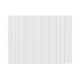 Multiuso De Cozinha Painel De Edição P- Fechamento Ripado Bella 2619 59x80x3,0cm Branco - Carraro