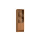 Cristaleira Sala Jantar Ciela R631 C- 4 Portas (2 C- Vidro) 70x220cm Canela - Kappesberg