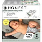 Fraldas The Honest Company Clean Conscious, Tamanho 2, 12-18 Libras