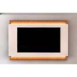Painel Home Para Tv Até 75 Polegadas Loren Ripado Com Led 200x136cm Freijó-off White - Dj Móveis