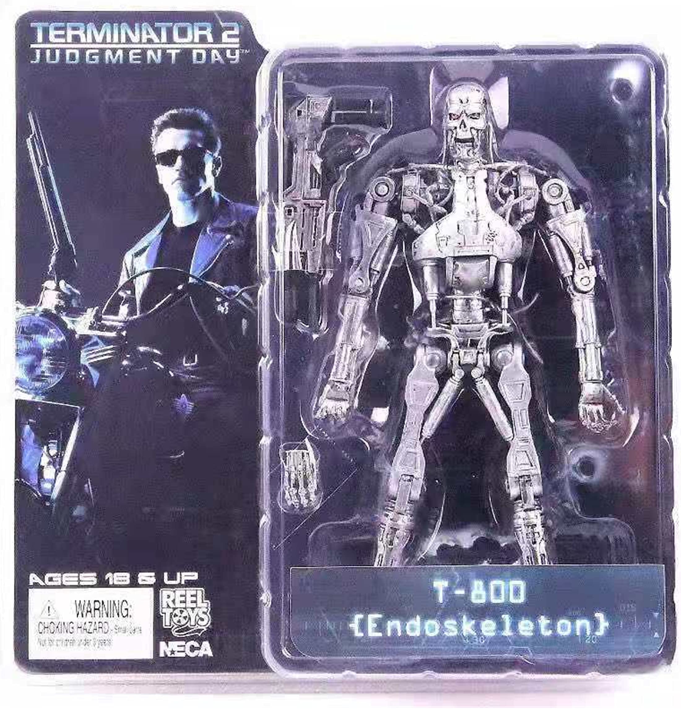 Figura De Ação Quuuy O Endoesqueleto Terminator T-800/t-1000