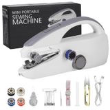 Máquina De Costura Portátil Okyuk Stitchy Para Iniciantes (cinza)