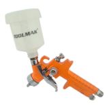 Pistola De Pintura Pneumática Toolmak Tmk19768 Hvlp Bocal De 1,0 Mm Copo De 150 Ml
